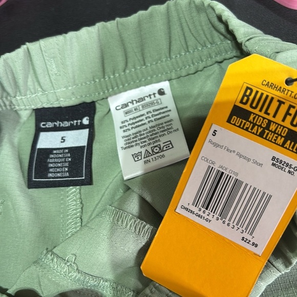 Carhartt Rugged Flex Rip Stop, 4 pocket,logo graphic,elastic waist,stretch - Picture 4 of 6